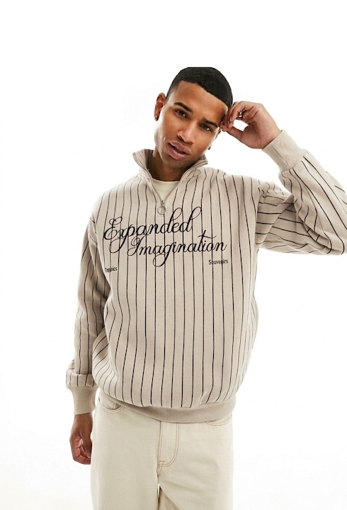 Hanorac barbati Expanded White, Bej