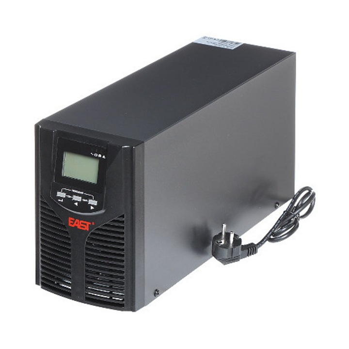 UPS East AT-UPS1000-LCD, 1000 VA, 900 W, 2 iesiri, display LCD
