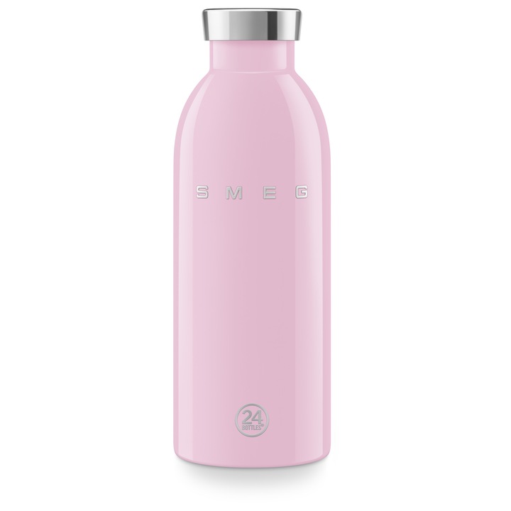 Termos Smeg WBF01PK, 500 ml, perete dublu, roz