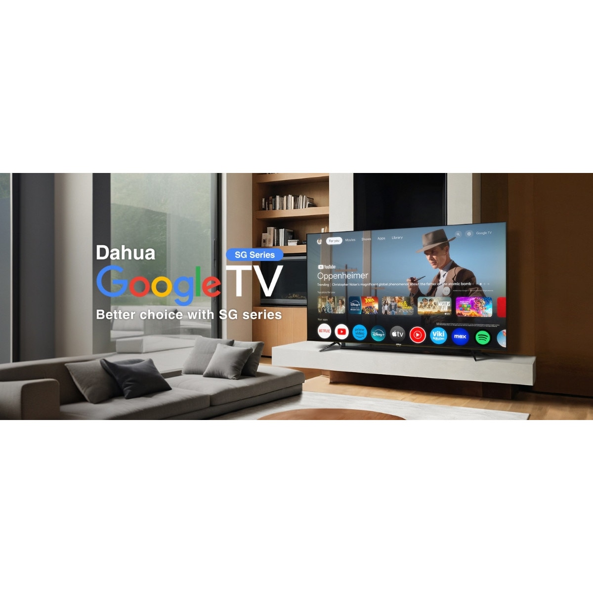 Televizor DAHUA 50", 4K UHD, IPS, 60 Hz, VESA 300x200