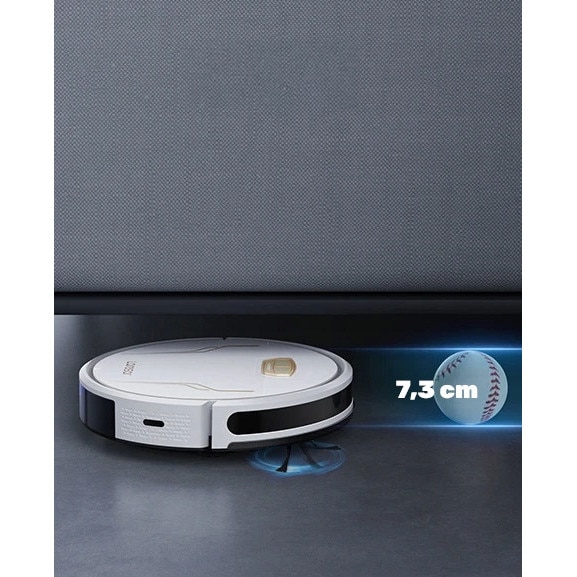 Aspirator robot Laresar Evol 3s 3 in 1, 4000Pa, WiFi, alb, set complet