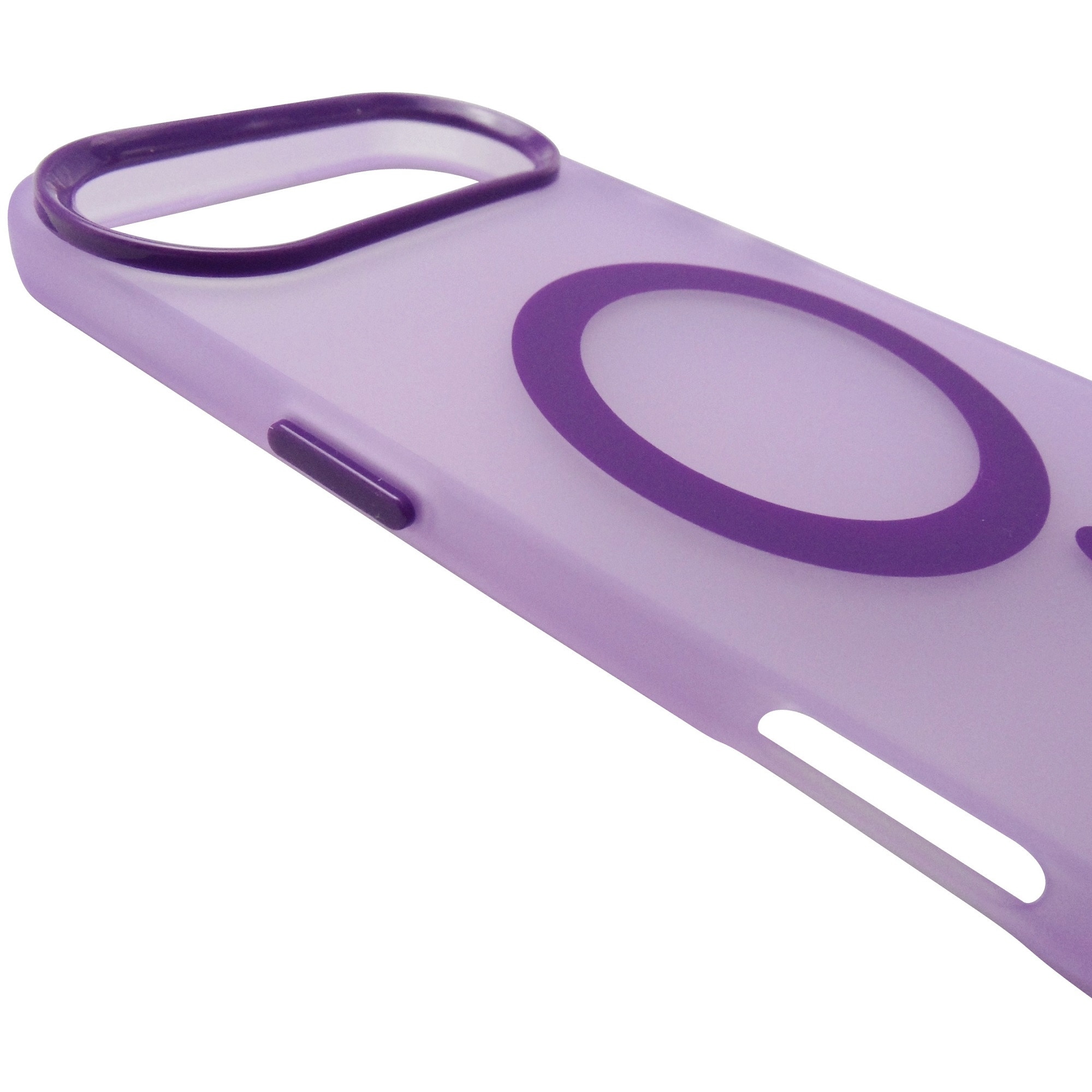Husa spate TPU cu plastic mov, magnet, pentru Apple iPhone 17 Air