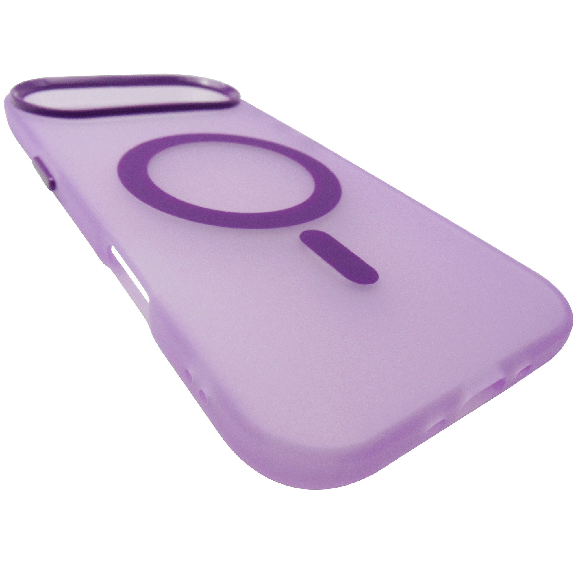 Husa spate TPU cu plastic mov, magnet, pentru Apple iPhone 17 Air