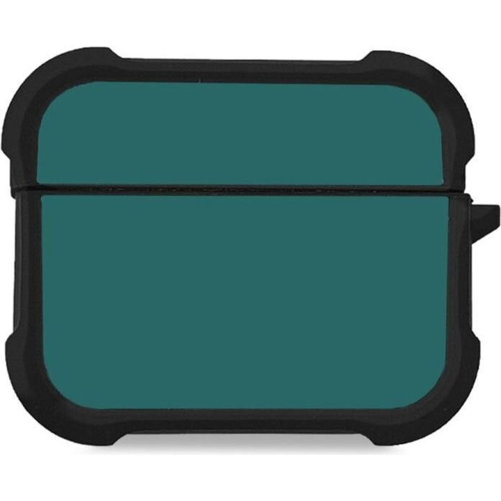 Sonique Theke Silikone ColorBloc pentru AirPods Pro/Pro 2, protectie antisoc, culoare petrol