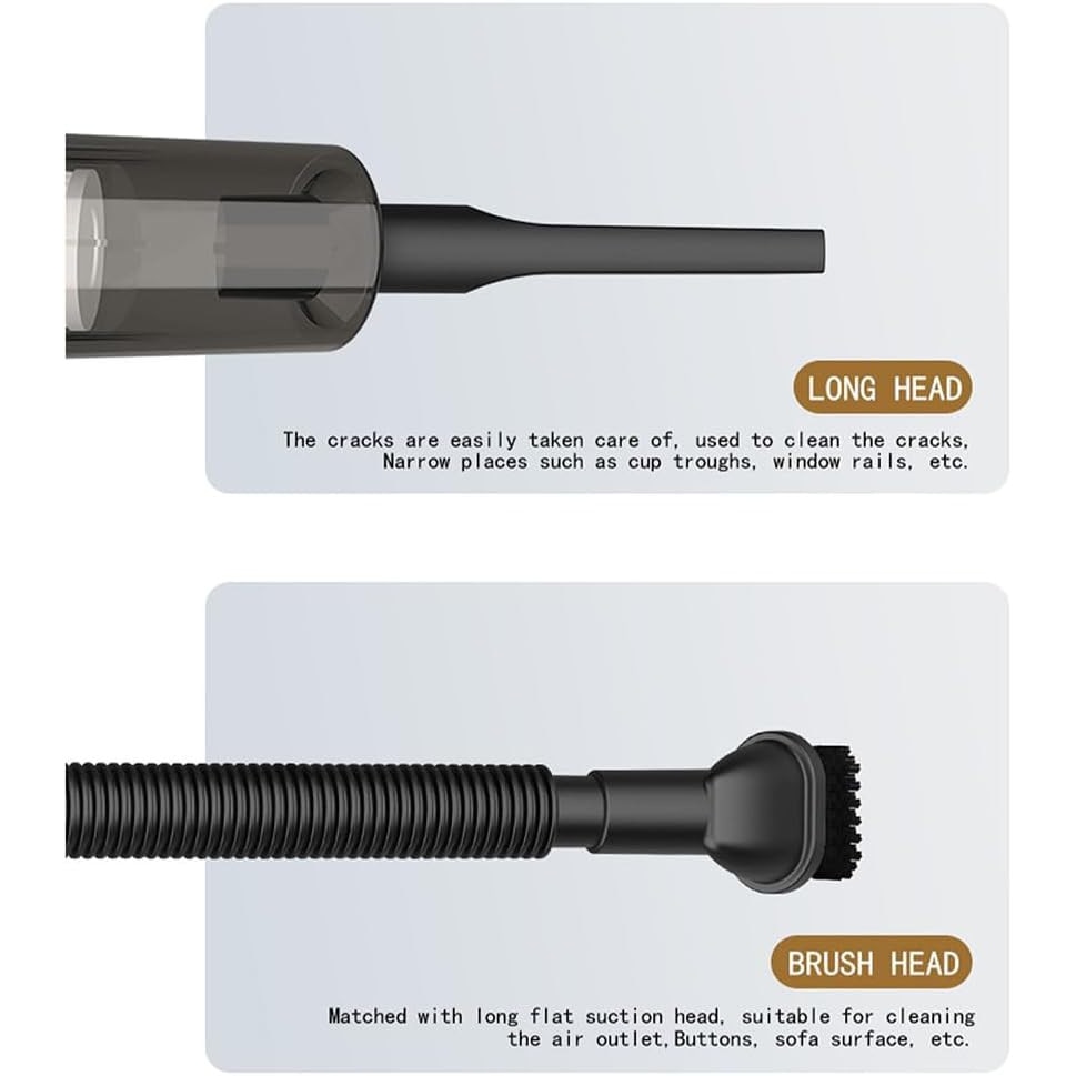 Aspirator Vertical Fara Fir Usor, De Mana, Cu Motor Puternic De 120 W, 5000Pa Mini Aspirator Multifunctional De Uz Casnic, Aspirator Mic Pentru Masina, Casa, Birou, Curatarea Animalelor De Companie