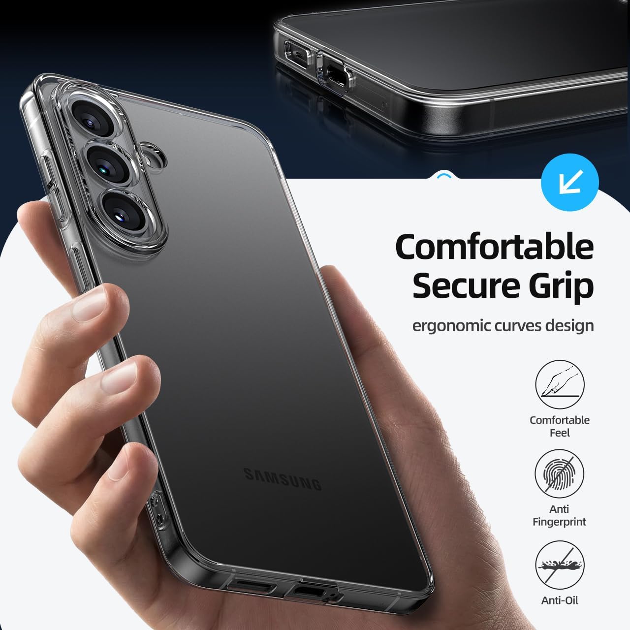 Husa pentru Samsung Galaxy S26, Joyshell, Silicon Premium, Ultra Slim, Protectie Camere, Transparenta