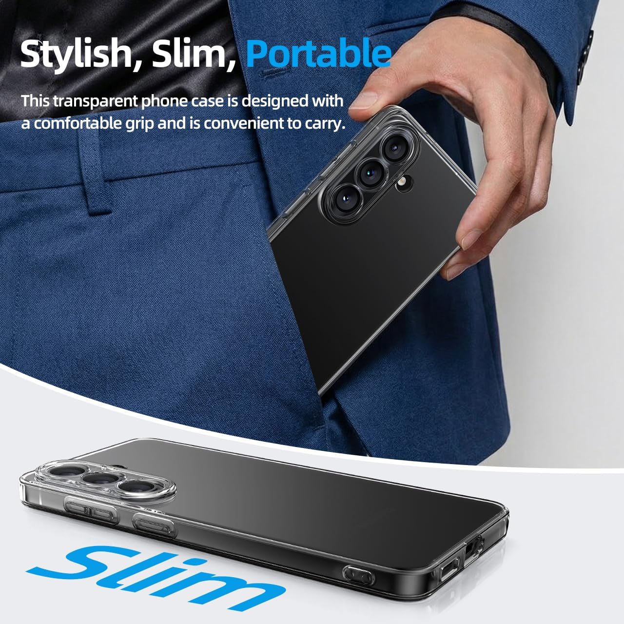 Husa pentru Samsung Galaxy S26, Joyshell, Silicon Premium, Ultra Slim, Protectie Camere, Transparenta