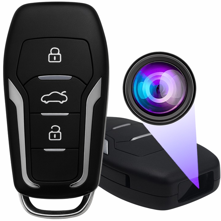 Mini kémkamera K10, Spreest, Full HD, mozgásérzékelés, USB-C, 75x35x15mm