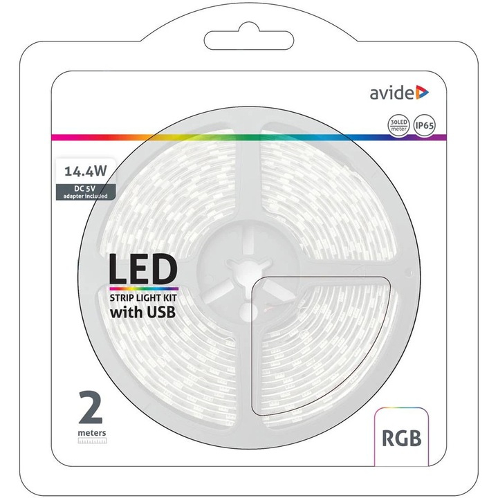 Led Rgb Лента 2M Ip65 Avide