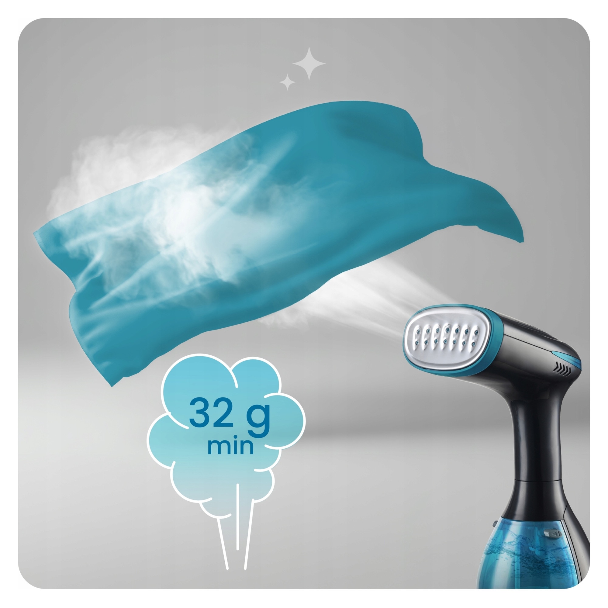 Parownica de imbracaminte Berdsen, 1500W, 32g/min, rezervor 280ml, set cu perie