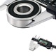 Subler Digital Electronic Revento, Inox, 150 mm, Precizie +/- 0.03 mm, Ecran LCD, Unitati Metrice si Inch, Carcasa de Protectie, Argintiu/Negru