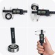 Subler Digital Electronic Revento, Inox, 150 mm, Precizie +/- 0.03 mm, Ecran LCD, Unitati Metrice si Inch, Carcasa de Protectie, Argintiu/Negru