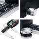 Subler Digital Electronic Revento, Inox, 150 mm, Precizie +/- 0.03 mm, Ecran LCD, Unitati Metrice si Inch, Carcasa de Protectie, Argintiu/Negru