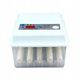 Inkubator automat pentru 16 oua, alb, 30x27x17cm