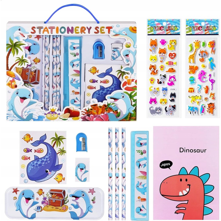 Set creativ pentru copii, dinozaur, multicolor