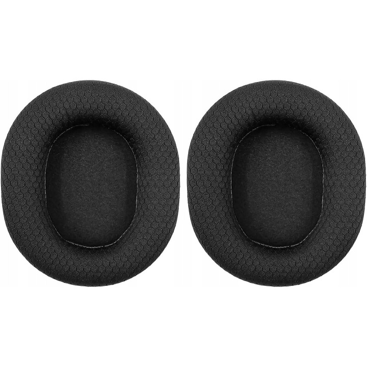 Set de perne de schimb pentru casti, Mmobiel, compatibile cu SteelSeries, negru, 2 elemente