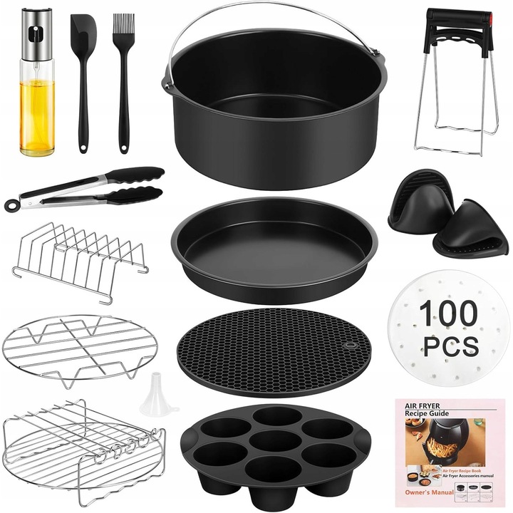 Set 15 accesorii pentru airfryer