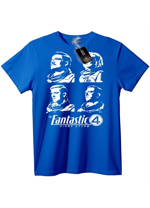 Tricou Fantastic Four: Primii Pași, Albastru