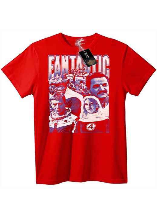 Tricou Fantastic Four, Rosu