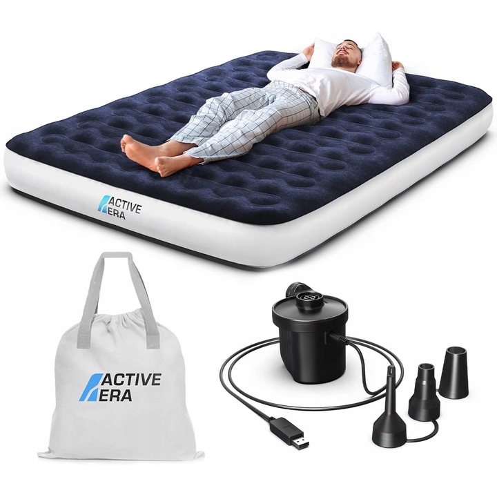 Saltea camping, Active Era, dmuchata, auto-pompabila, 150x200cm, waterproof