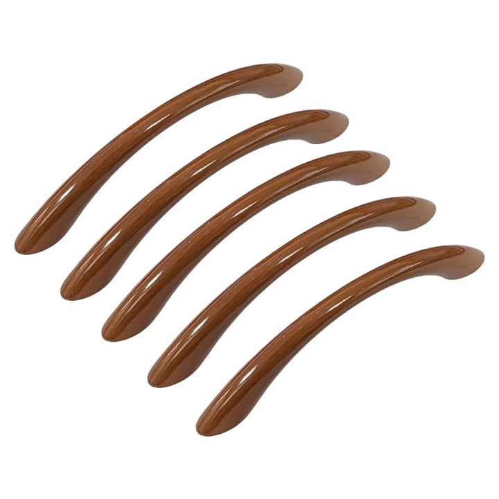 Set 4 Manere din plastic, 2104-02, lungime 127 mm, distanta gauri 96 mm, par