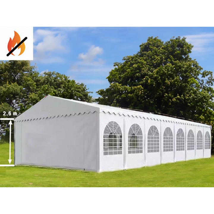 Pavilion gradina Ambitent 8x16m, 128m2, 4m inaltime, PVC, multicolor