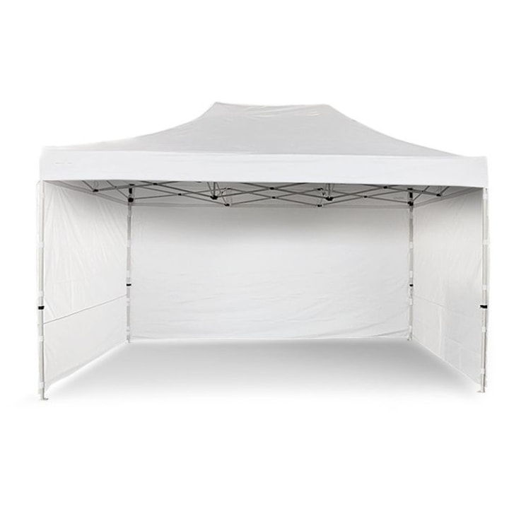 Pavilion de petrecere 3x4,5m, Ambitent, 4 laterale impermeabile, alb