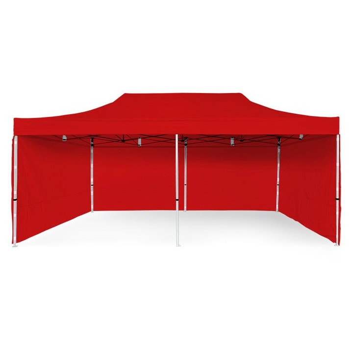 Stan de petrecere 3x6m Ambitent, 4 laterale complete, impermeabil, aluminiu, multicolor