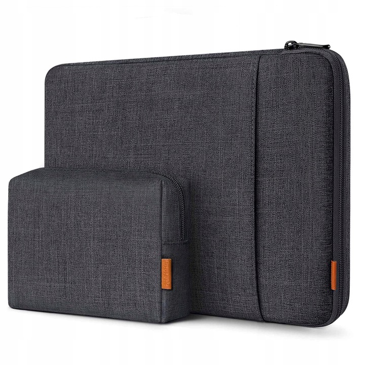 Geanta laptop Inateck 13", protectie tripla, rezistenta la stropi, gri, 32,5x23x2cm