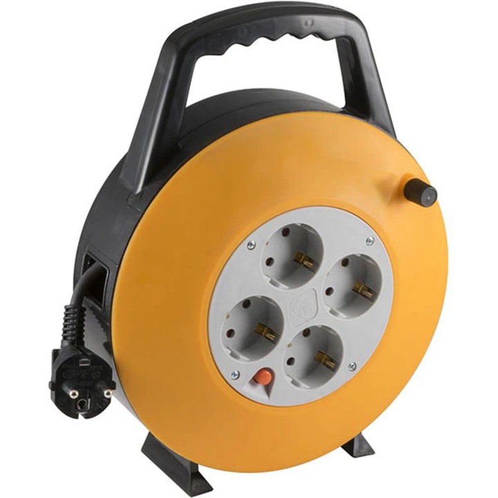 Prelungitor cu tambur HOME HJR 3-10, 4 prize, 10m