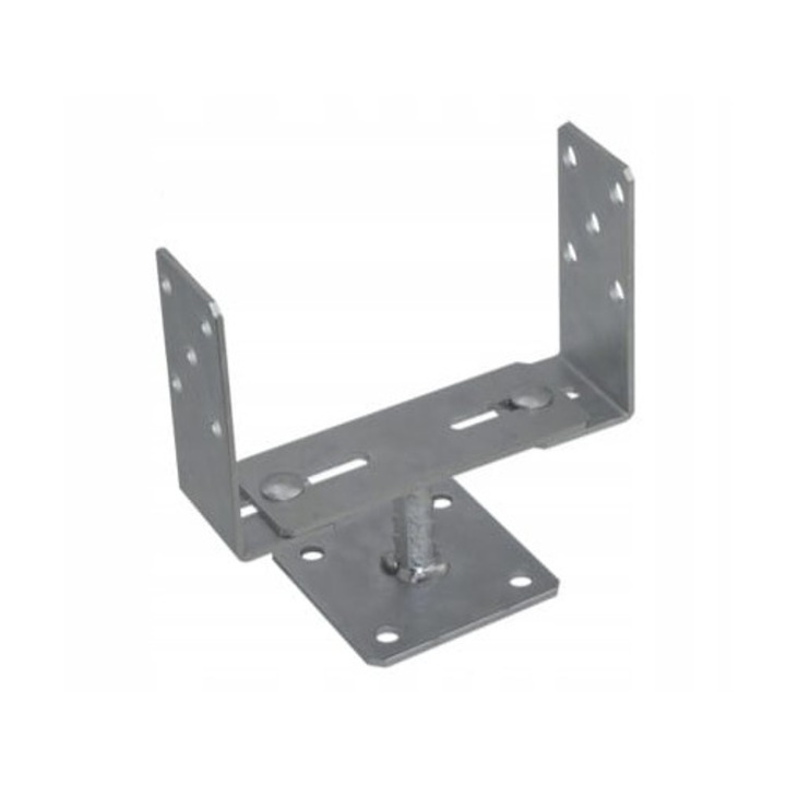 Основа за стълб, Domax, 0-200x336мм, стоманена, височина 136мм