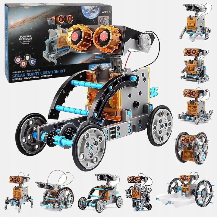 Robot Solar 29 in 1, multicolor, de la 8 ani