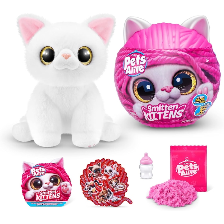 Interaktív játék szett Pets Alive Smitten Kittens Sissy, plüss