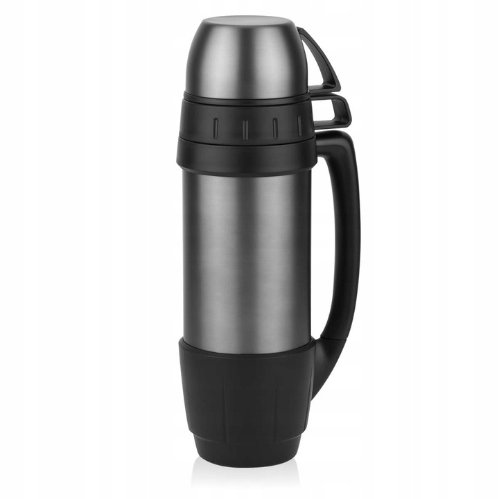 Термос 720°Dgree 1,2л с 2 кубчета, инокс, за топли напитки, 11x33,8см