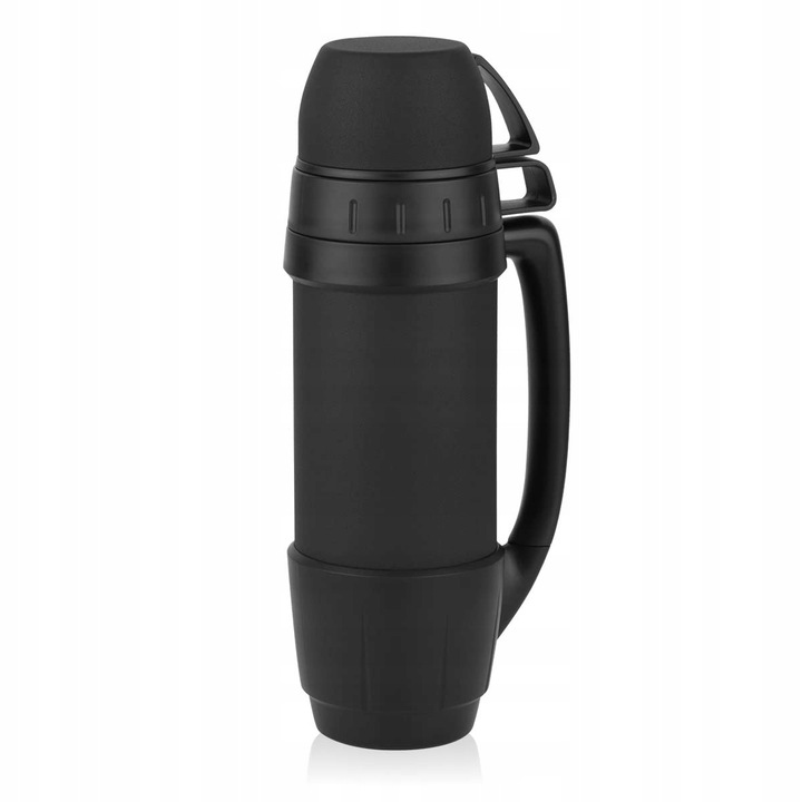 Термос 720°Dgree 1,2л с 2 чаши, инокс, за топли напитки, 11x33,8см