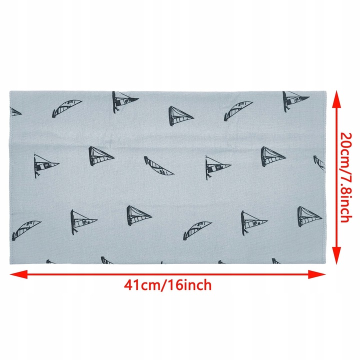 Set 4 esarfe copii, 0-8 ani, 65% Lycra, 35% bumbac organic, 20x41cm, multicolor