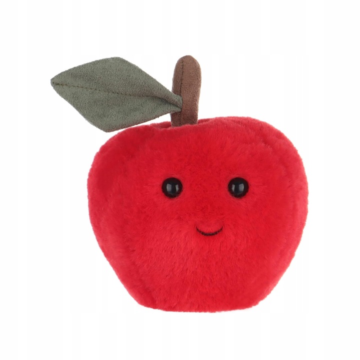 Maimuta de plus Apfel Essen 14 cm, jucarie pentru copii, material moale, usor de curatat, multicolor