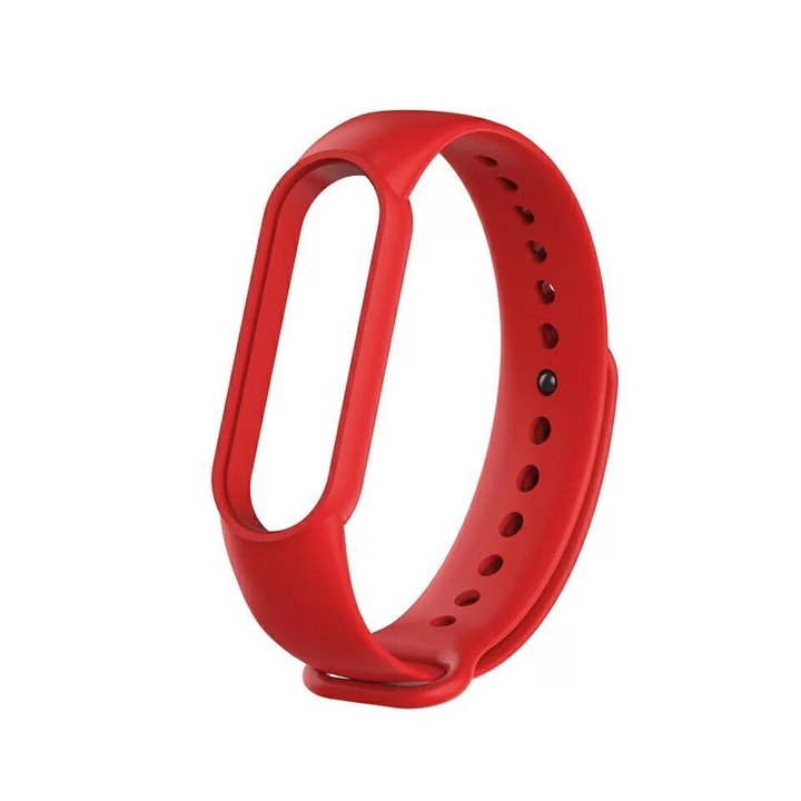 Beline szilikon szíj Xiaomi Mi Band 7/6/5 kompatibilis, piros