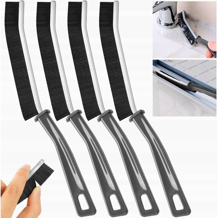 Set 4 perii pentru curatarea rosturilor, dimensiuni 24x2x1,4cm, utilizare universala