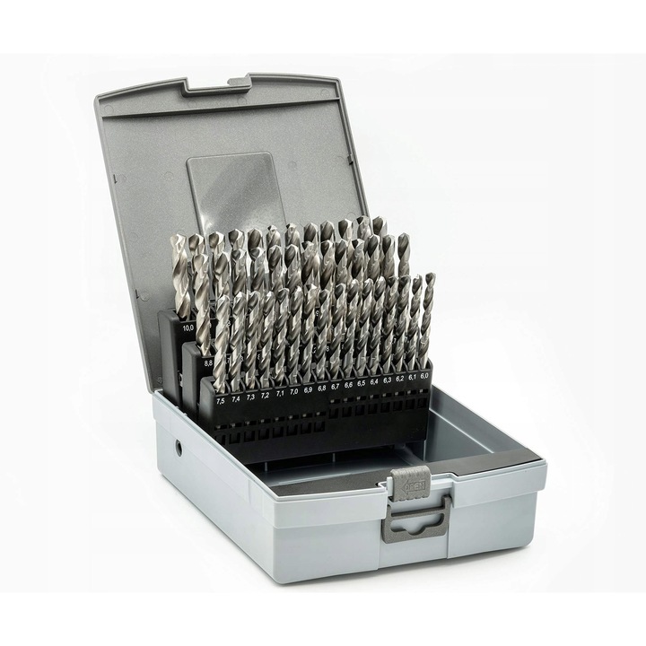 BaerCoil HSSG spirálfúró készlet 6-10mm, DIN 338, fémhez