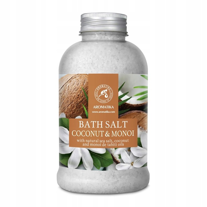Sare de baie Aromatika Kokos Monoi 600g, aromaterapie, relaxare