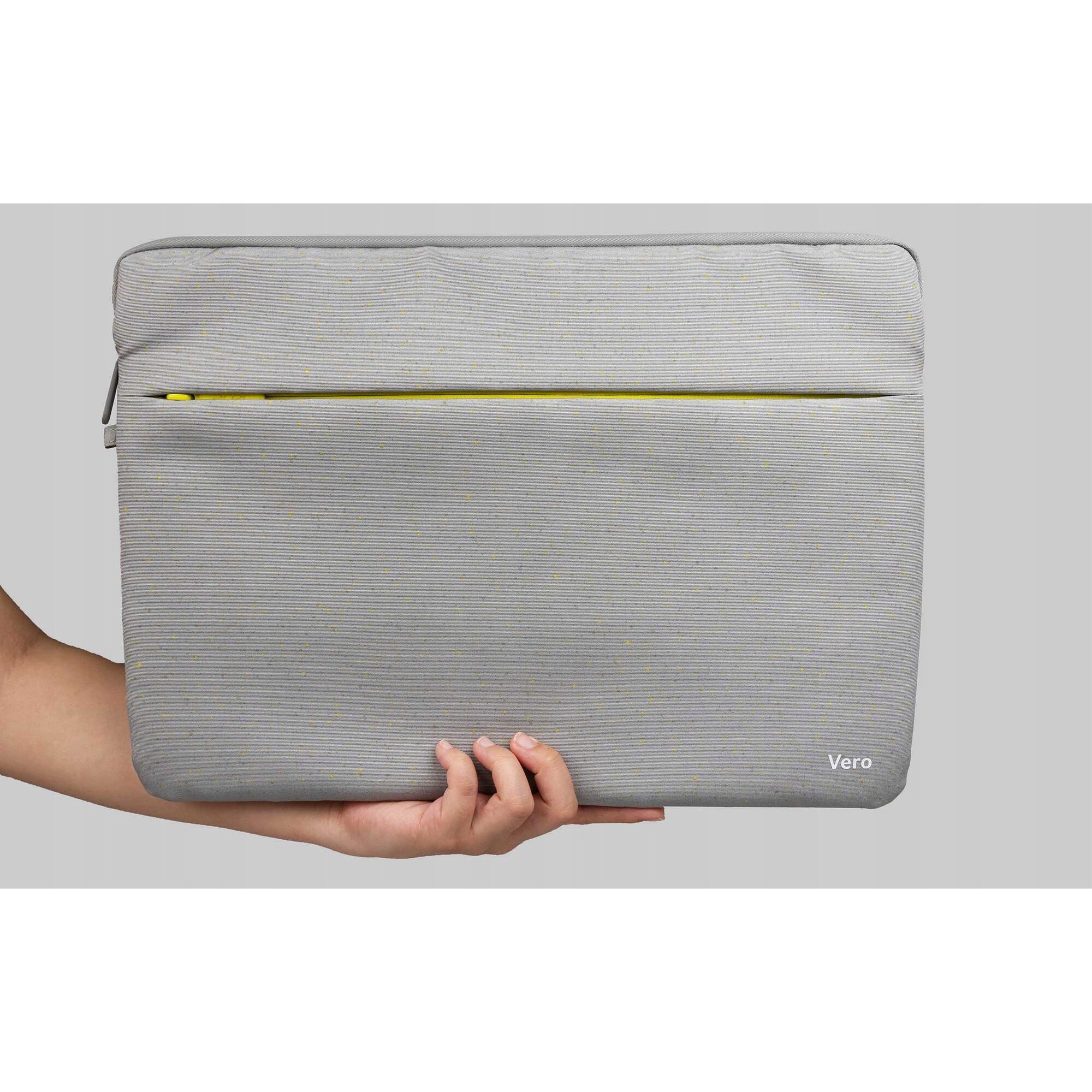 Geanta laptop Acer Vero 15,6", material RPET, gri, cu buzunar frontal