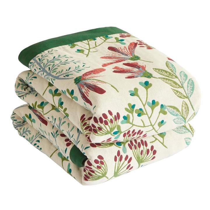 Patura Boho 100% Bumbac, 150x200cm, Multicolor, Set