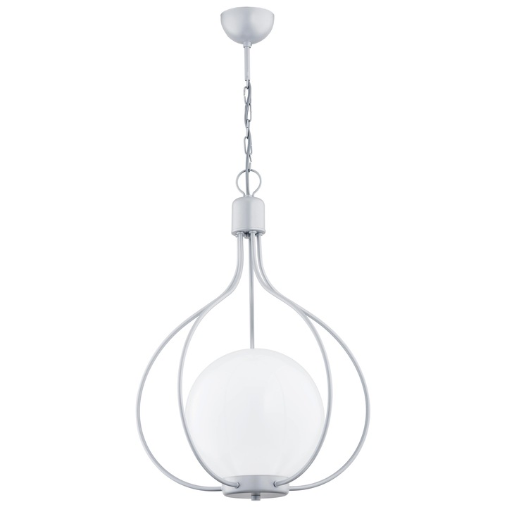 Lustra tip pendul, Gri, 60 W, 1 x E27 Alfa Remi