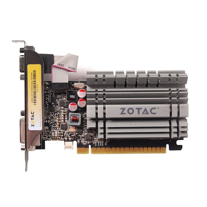ZOTAC GeForce® GT 730 ZONE videokártya, 2 GB DDR3, 64 bites
