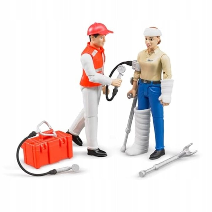 BRUDER Mentőkészlet Nővér Beteg Kiegészítők 116 Játék