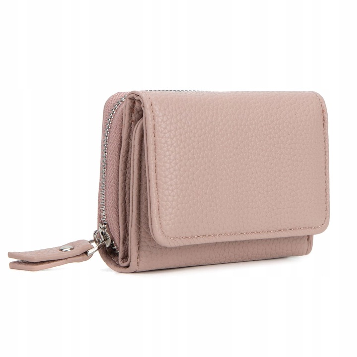 Portofel Dama, roz, 10x8x4cm