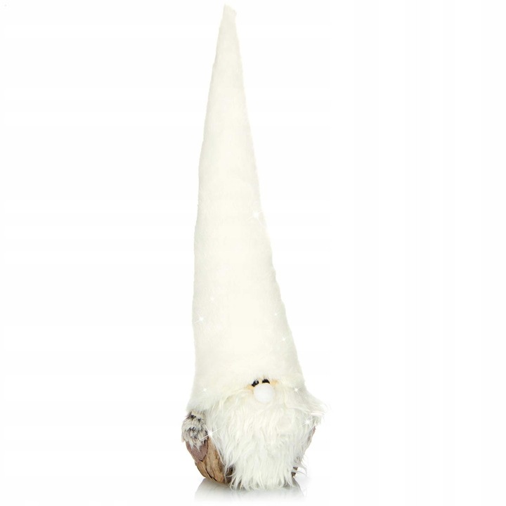 Figurina Craciun, Com-Four, Elf alb, 30cm, decorare interioara, set