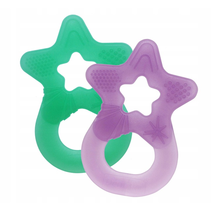 Играчка за бебета 2 части, мек материал, многоцветна, 3 месеца+