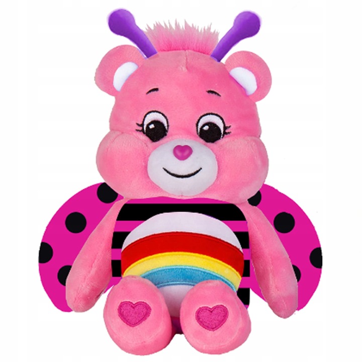 Jucarie de plus Biedronka Cheer Bear 22cm, multicolor, set de colectie